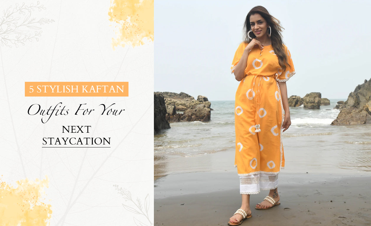 5 Stylish Kaftan Outfits For Your Next Staycation